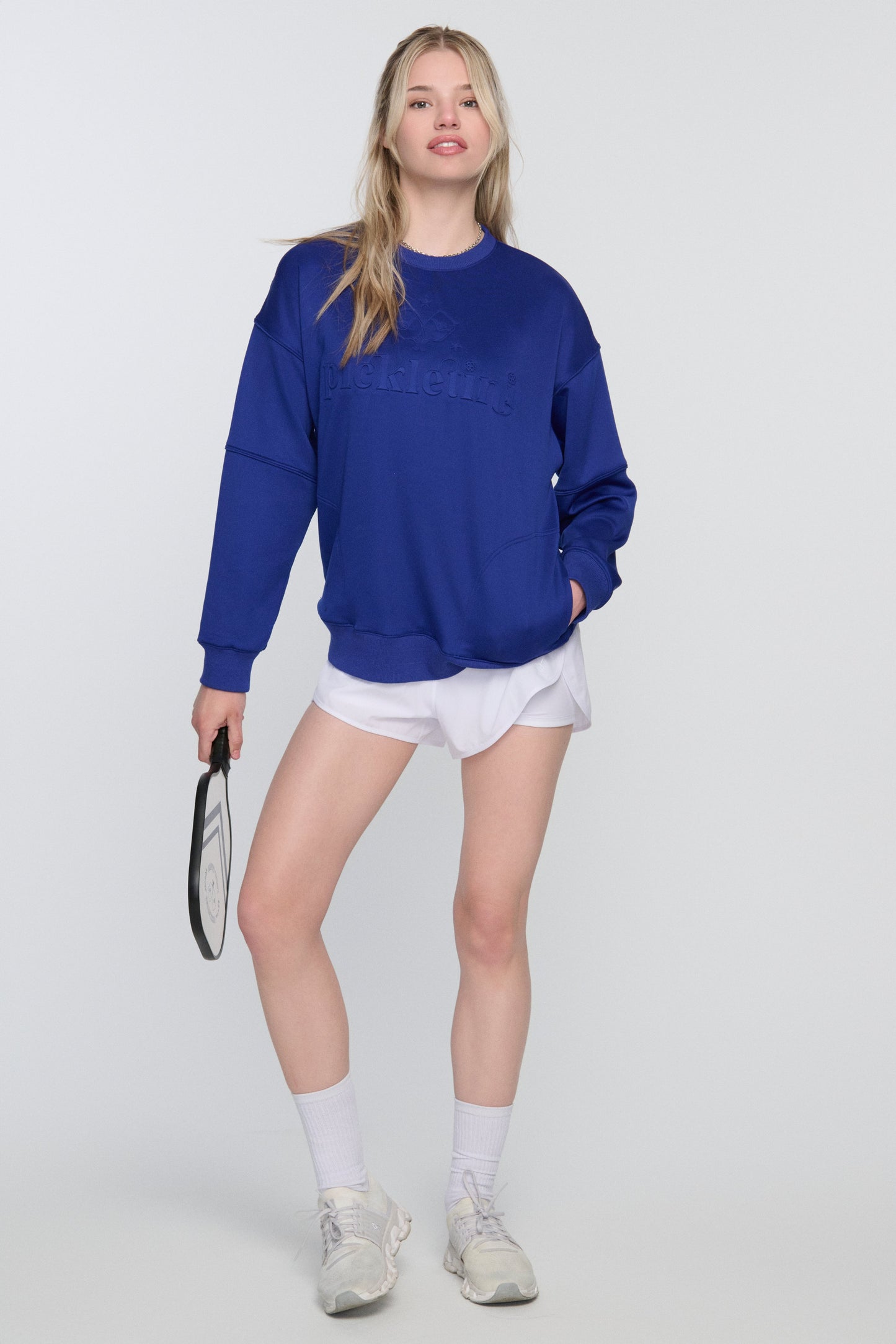 Rosa Pickleball Sweater – Long Sleeve Crewneck | 2025 Pickleball Fashion