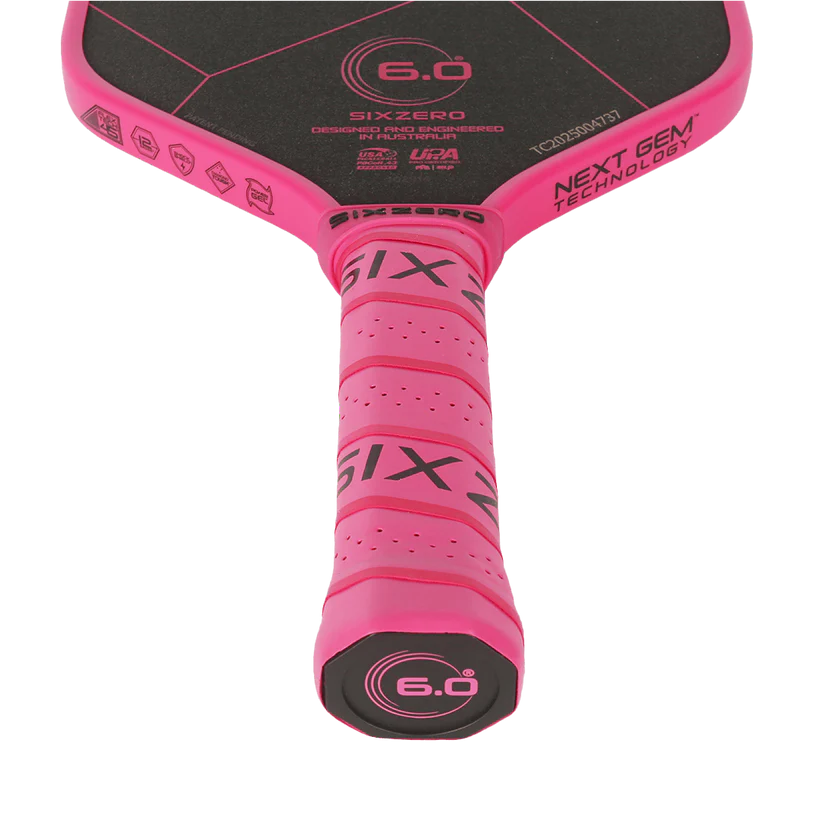 6.0 Six Zero Ruby Pro 14mm Rubine Pickleball Paddle