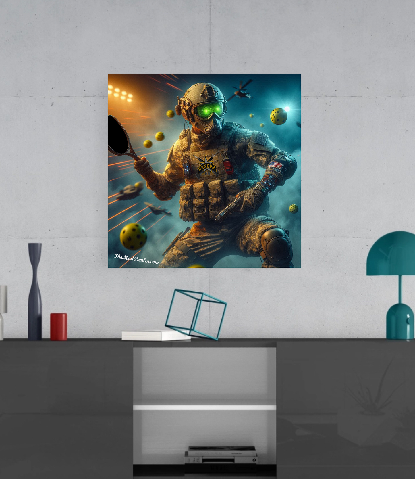 Army Ranger -  Ready To Hang  Canvas Hi-Res Wall Artwork