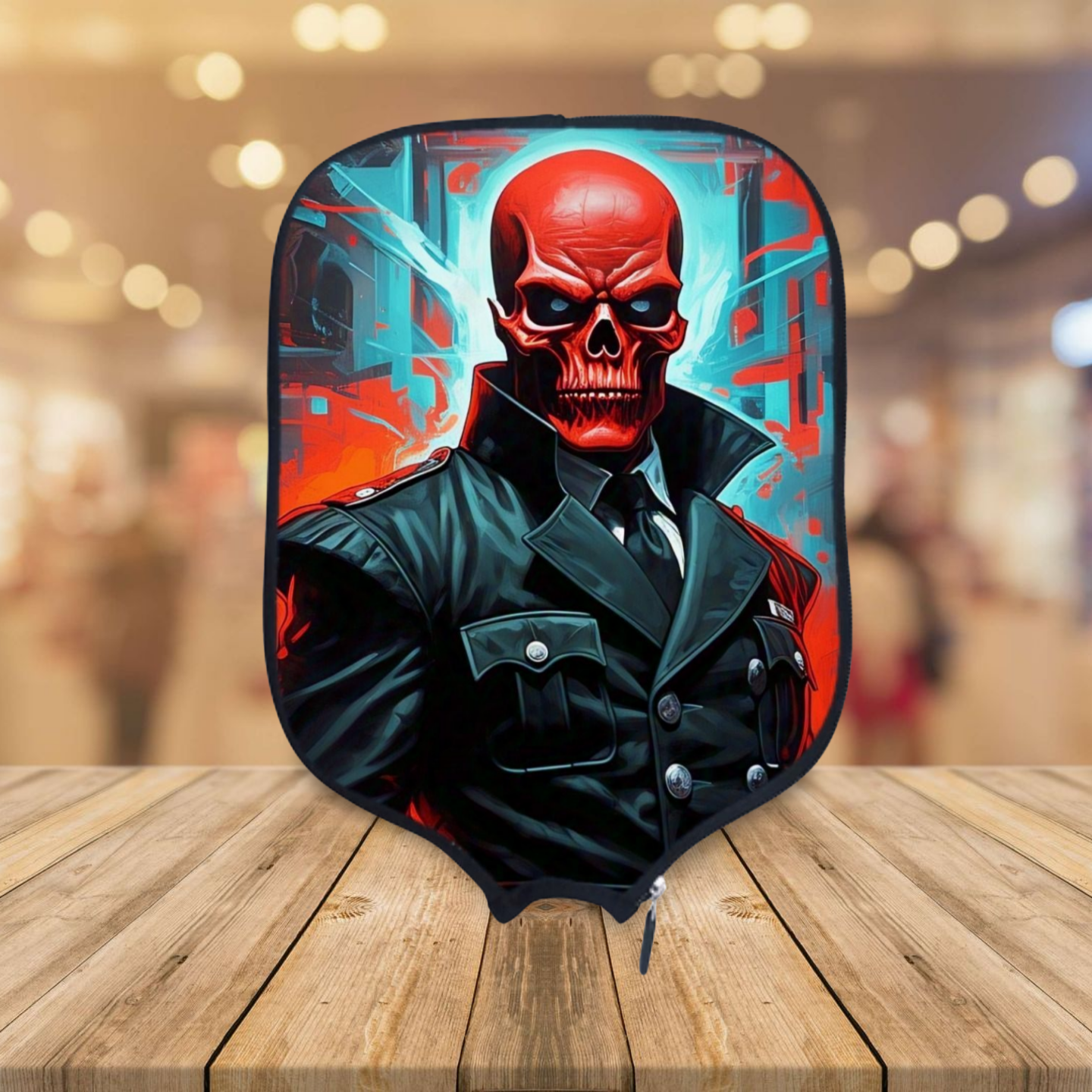 Red Skull - Pickleball Paddle Cover