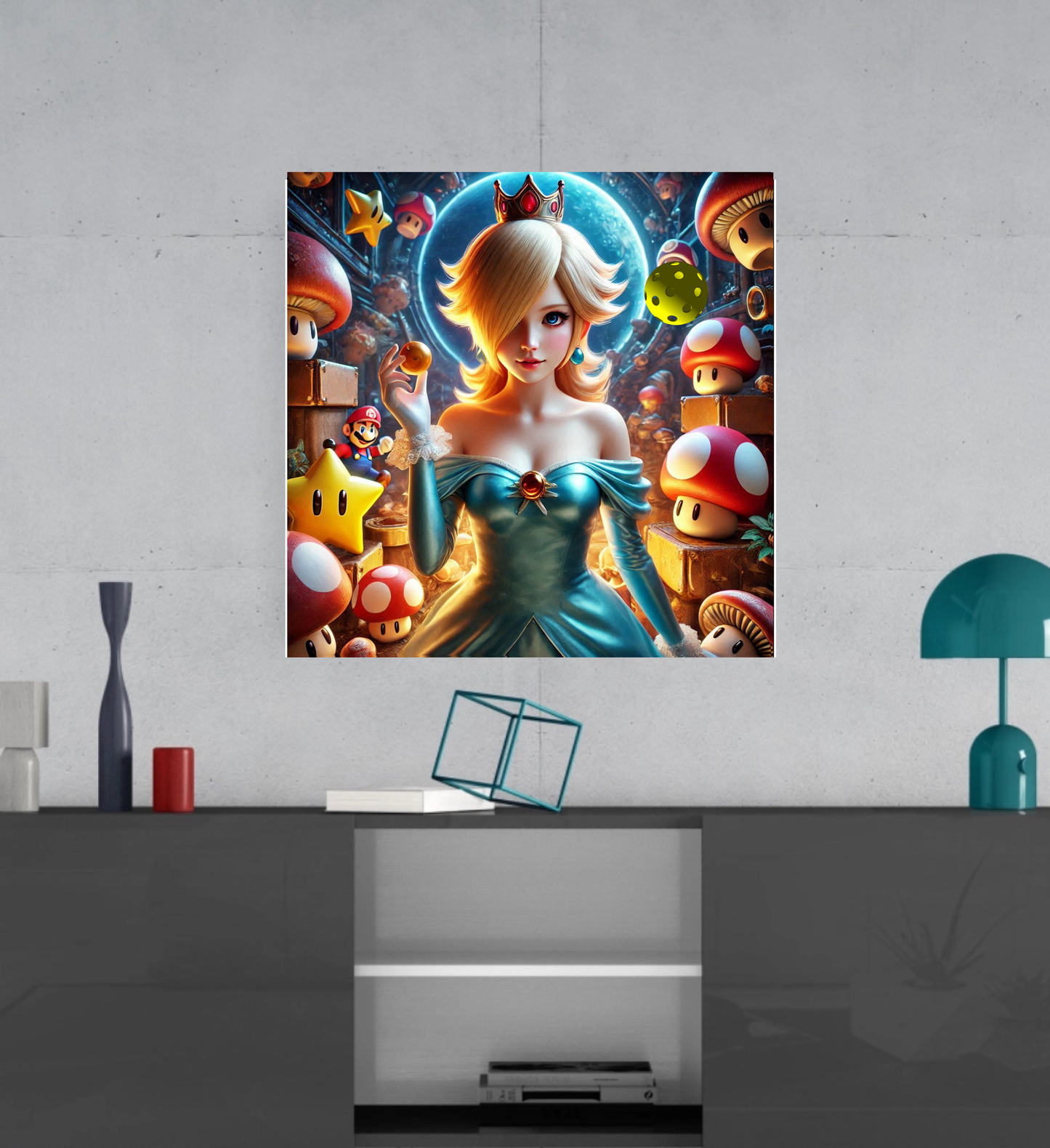 Rosalina - Mario Brothers -  Ready To Hang  Canvas Hi-Res Wall Artwork