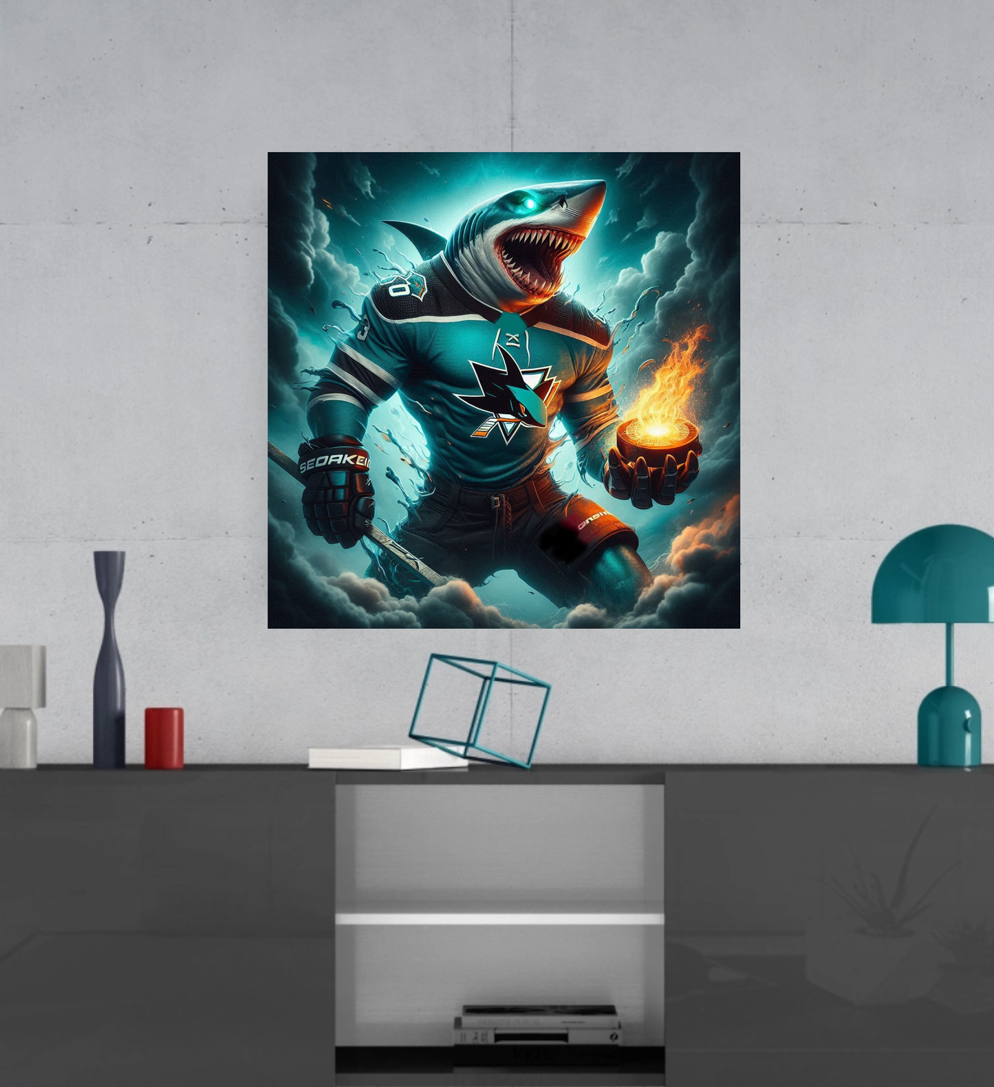 San Jose Sharks - NHL -  Ready To Hang  Canvas Hi-Res Wall Artwork