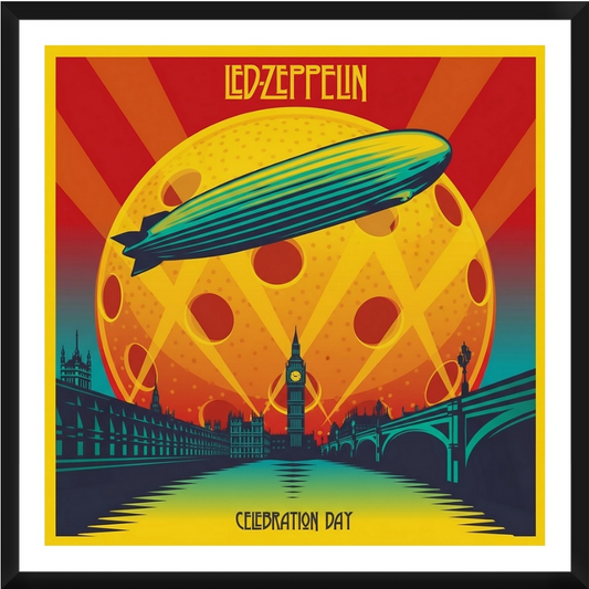 Led Zepplelin - Celebration Day Framed Artwork 16x16