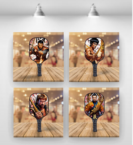 Martial Art Legends - Limited Edition #2 - 4 Paddle Set
