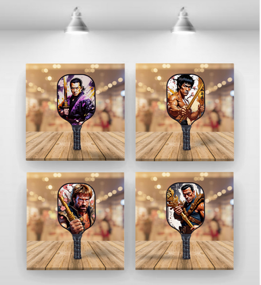 Martial Art Legends - Limited Edition #1 - 4 Paddle Set