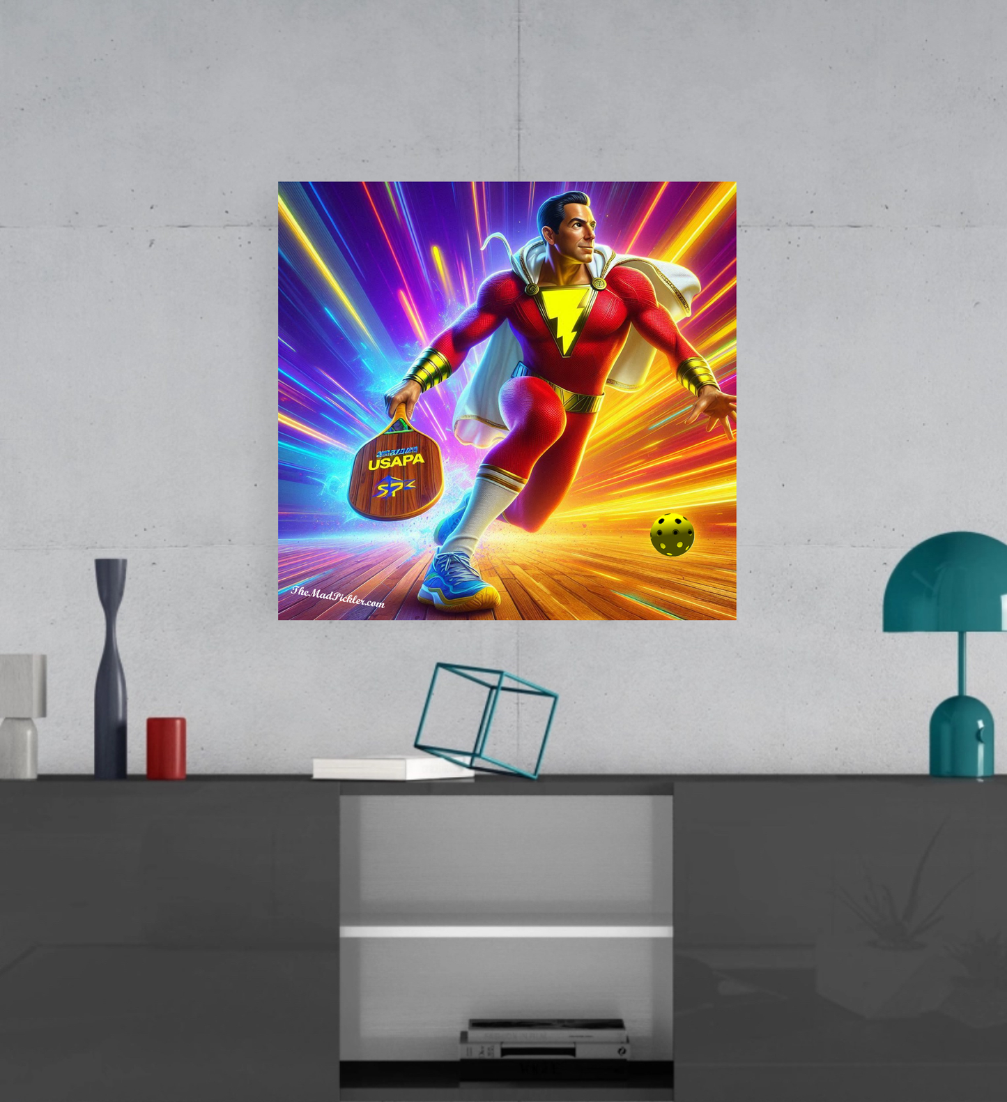 Shazam - Captain Marvel - Canvas Hi-Res Wall Artwork