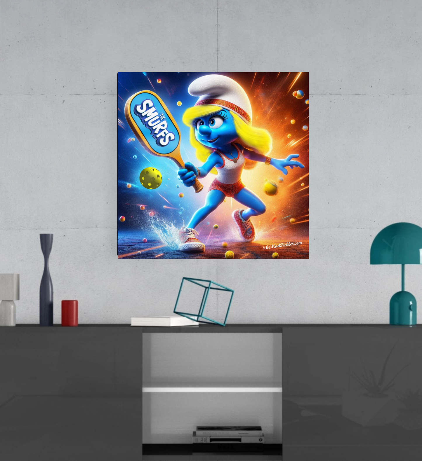 "Atlanta Braves - Arte mural en lienzo de alta resolución