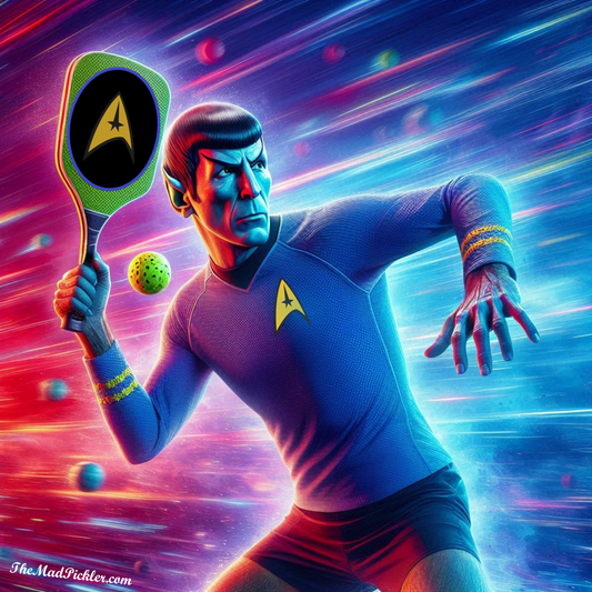 Spock - Pickleball The Final Frontier - Canvas Hi-Res Wall Artwork