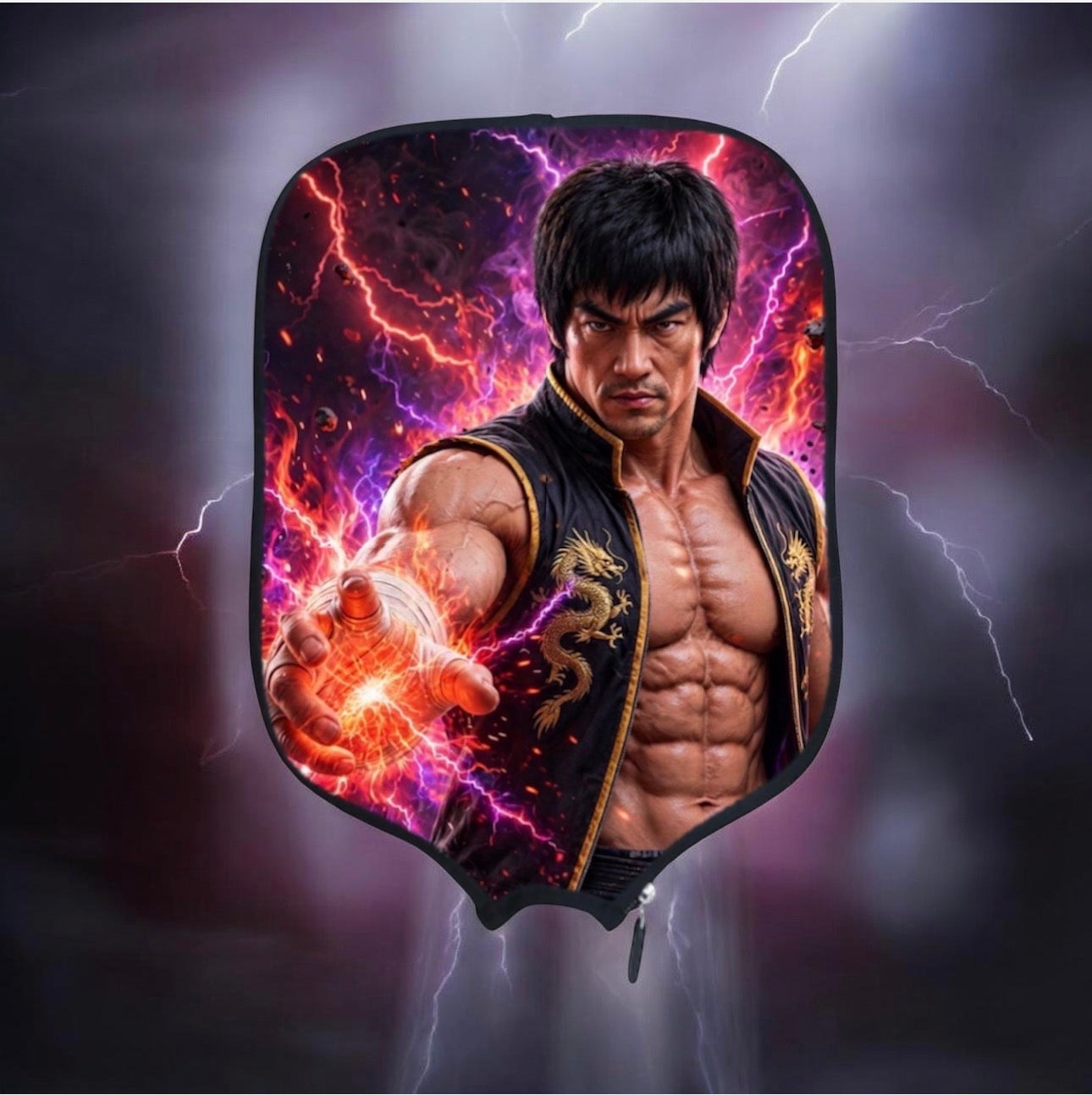 Tekken - Marshall Law -  Pickleball Paddle Cover