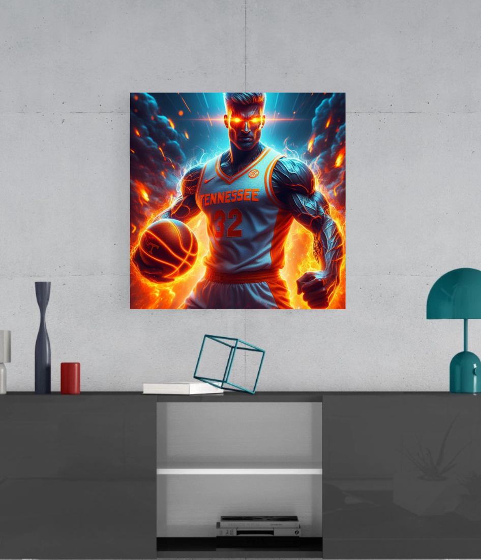 Tennessee Basketball -  Ready To Hang  Canvas Hi-Res Wall Artwork
