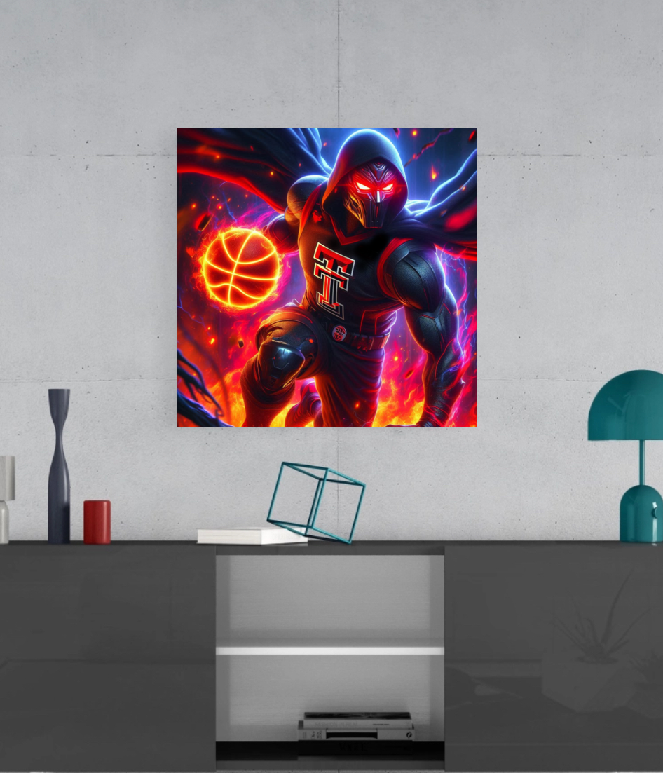 Texas Tech Red Raiders - Basketball -  Ready To Hang  Canvas Hi-Res Wall Artwork