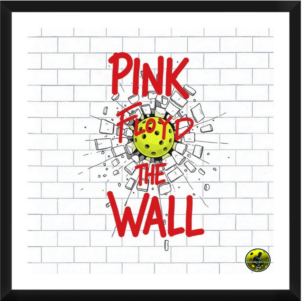 Pink Floyd - The Wall Framed Artwork 16x16