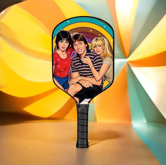 Three's Company - Jack,Janet & Chrissy - Icons - Pickleball Paddle 