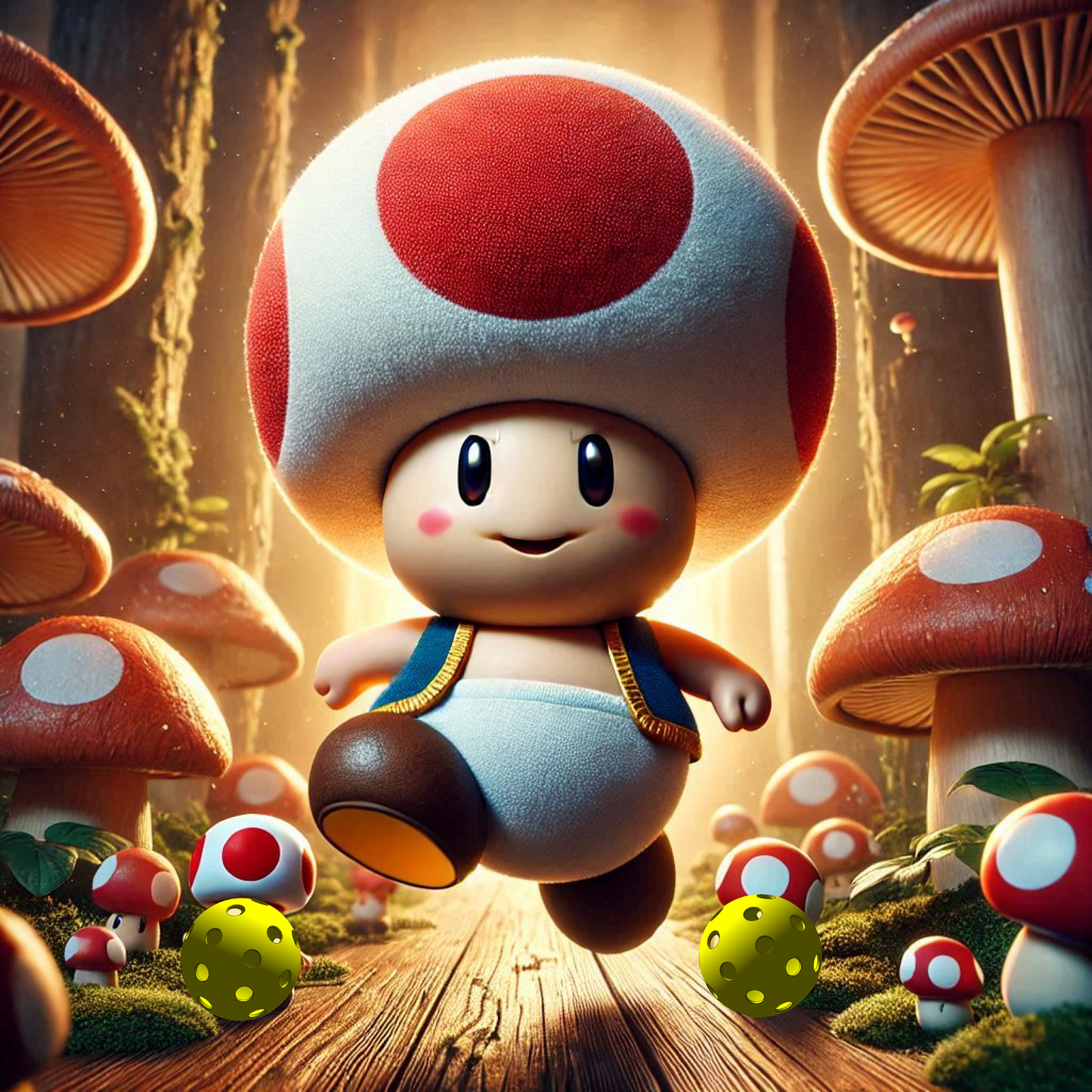 Toad - Mario Brothers -  Ready To Hang  Canvas Hi-Res Wall Artwork