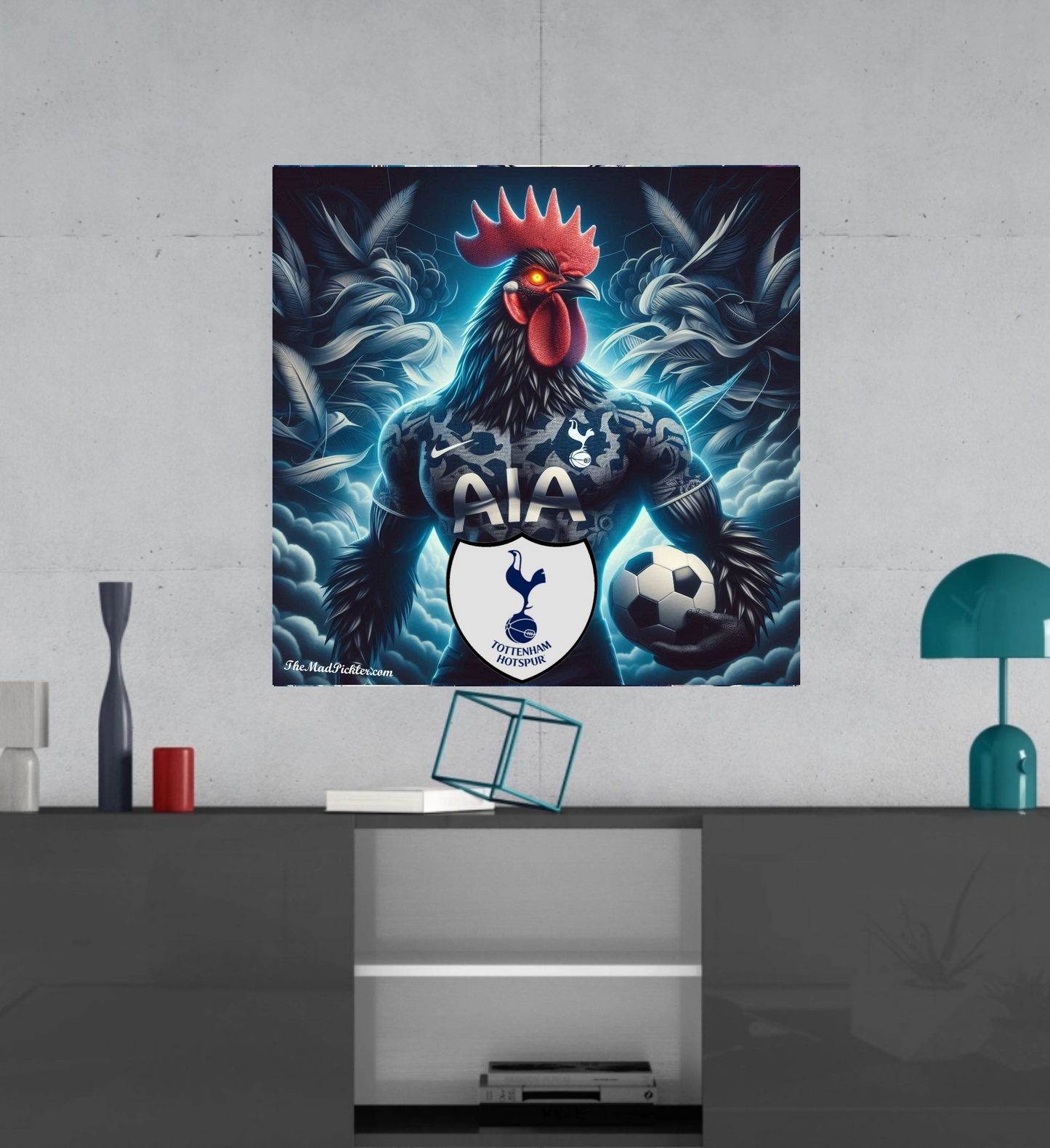 Tottenham HotSpur - Chirpy - Ready To Hang Canvas Hi-Res Wall Artwork