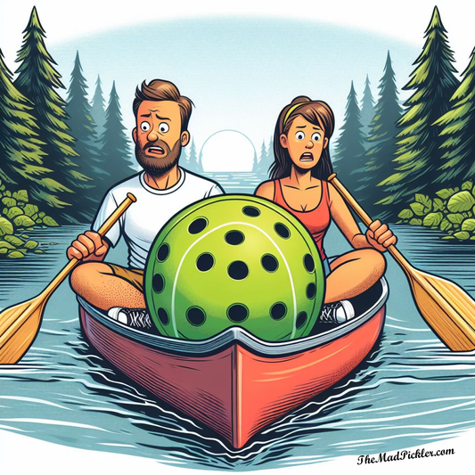 Up The Creek Without a Pickleball Paddle! - Ready To Hang Canvas Hi-Res Wall Artwork