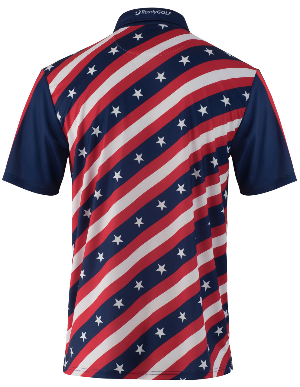 USA Stars and Bars Mens Golf Polo Shirt by ReadyGOLF
