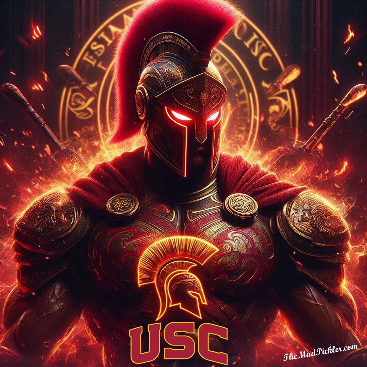 USC - Trojan - University of Southern California - Ready To Hang Canvas Hi-Res Wall Artwork