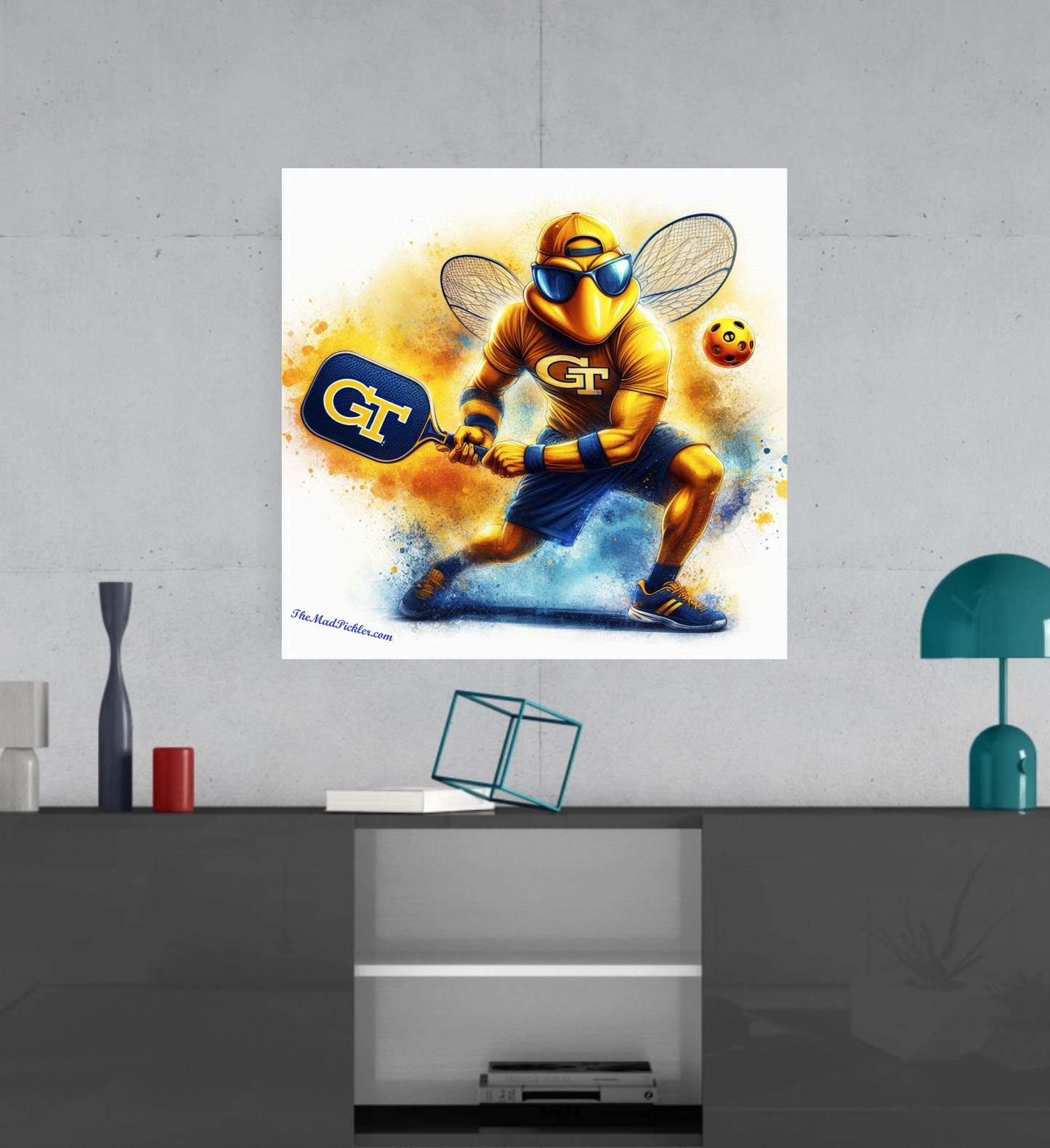 Georgia Tech - Yellowjacket- Canvas Hi-Res Wall Artwork