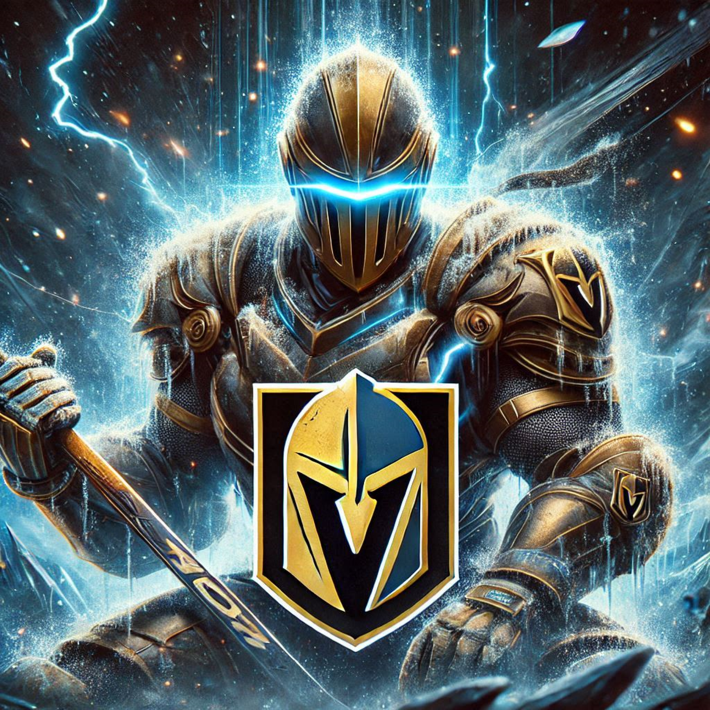 Vegas Golden Knights  - NHL Hockey - Ready To Hang  Canvas Hi-Res Wall Artwork