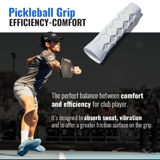 Hesacore Pickleball Original Grip 5.25 Regular Fit White
