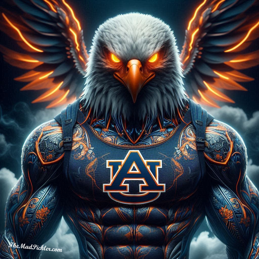 Auburn  - War Eagle -Ready To Hang  Canvas Hi-Res Wall Artwork