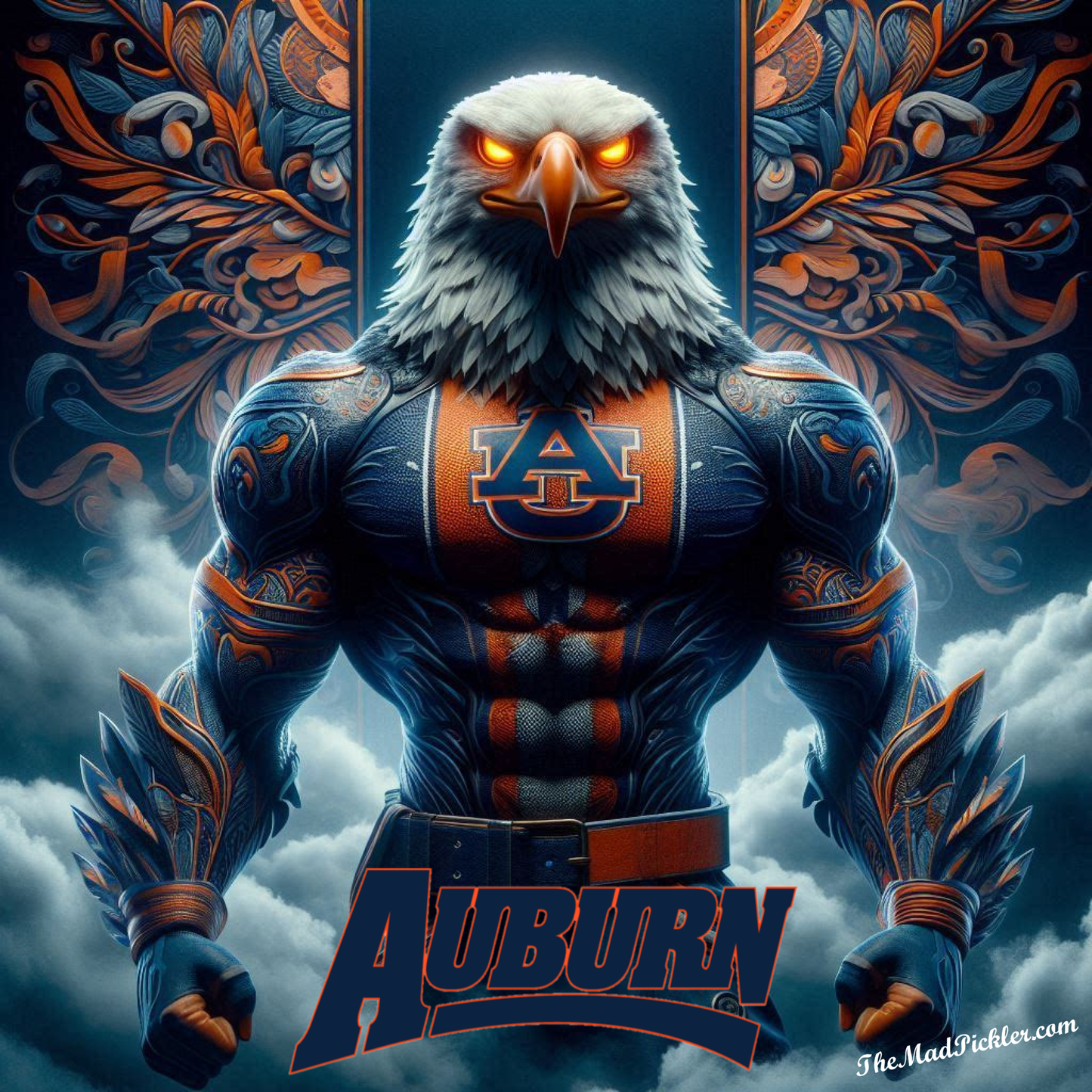 Auburn - Special Edition Eagle  - Ready To Hang  Canvas Hi-Res Wall Artwork