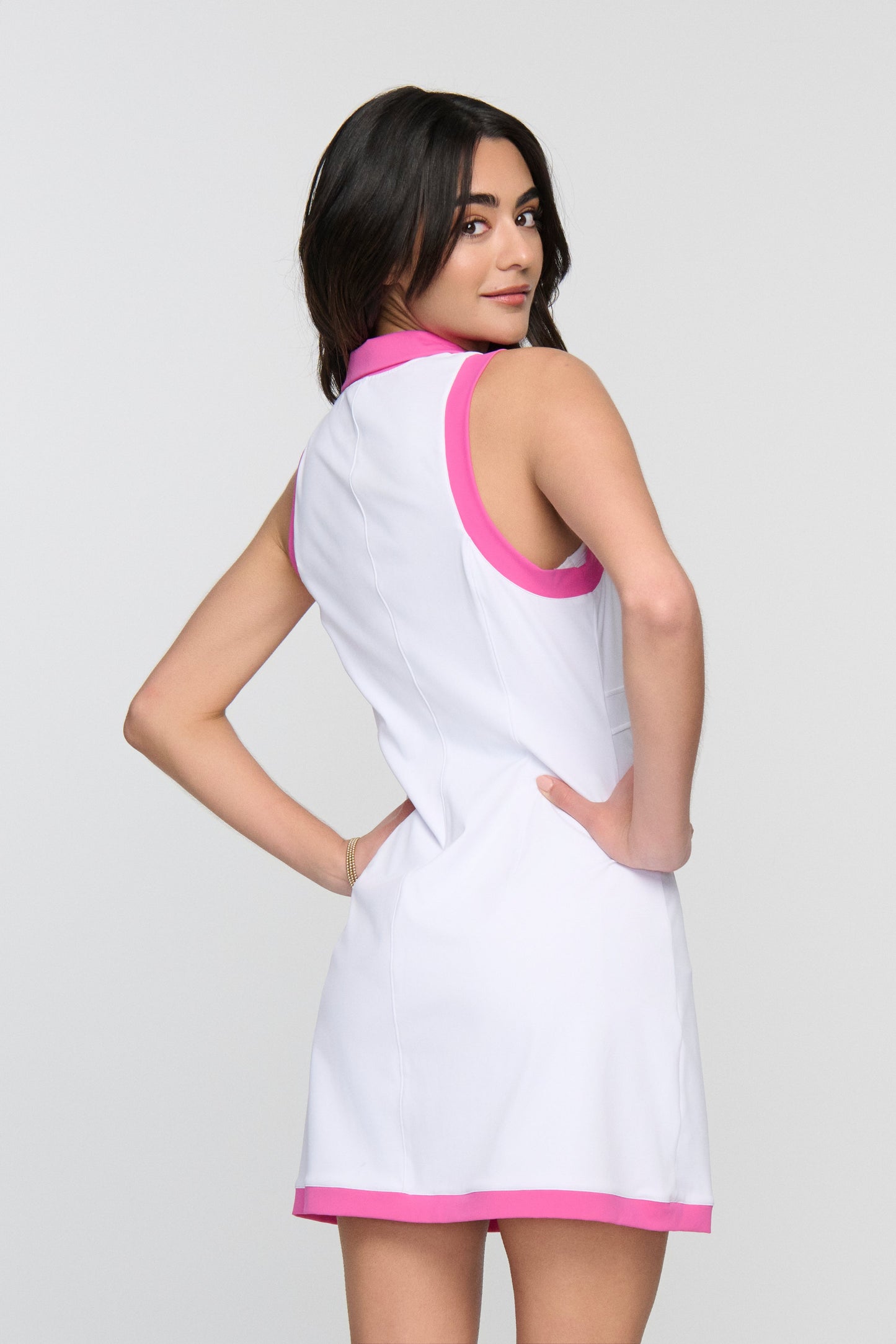 Yasmin Pickleball Dress with Zip Front – Sleek Performance Style | 2025 Pickleball Fashion