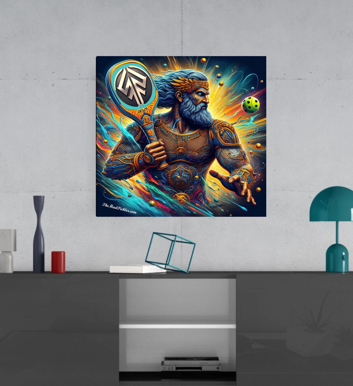 Zeus - Ancient Gods Collection - Ready To Hang Canvas Hi-Res Wall Artwork