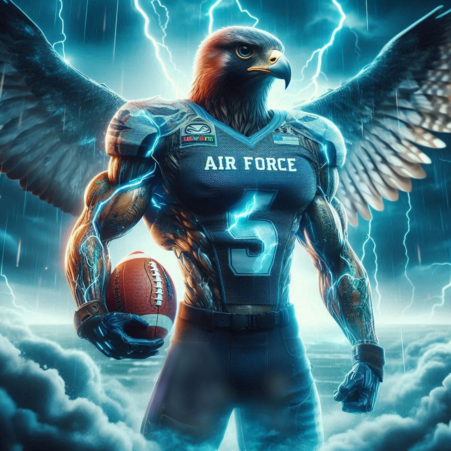 Air Force - Falcons  -  Ready To Hang  Canvas Hi-Res Wall Artwork