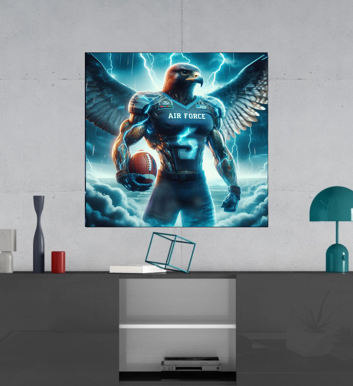 Air Force - Falcons  -  Ready To Hang  Canvas Hi-Res Wall Artwork