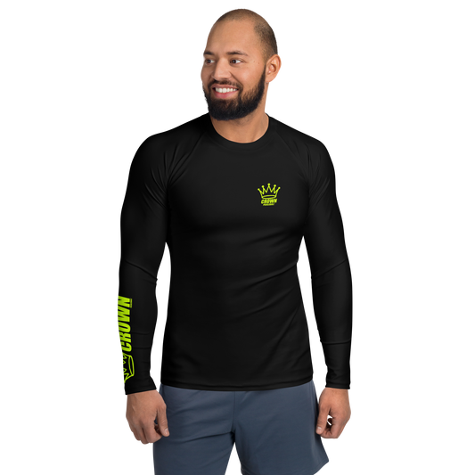 CROWN PICKLEBALL - Men's Tourney Sleeve Shirt (Black)