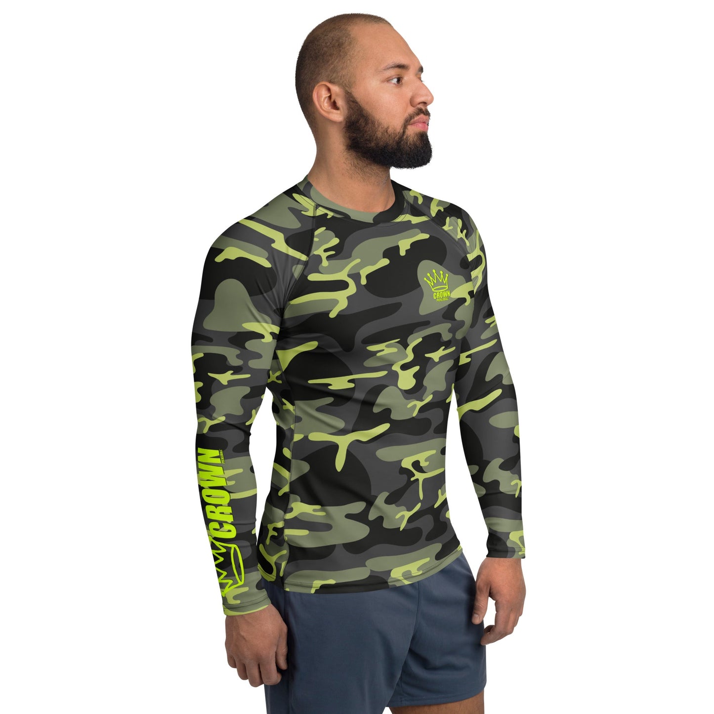CROWN PICKLEBALL - Men's Tourney Sleeve Shirt (Camo)