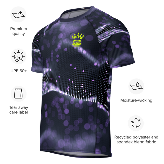 CROWN PICKLEBALL - Men's Tourney Shirt (Purple)