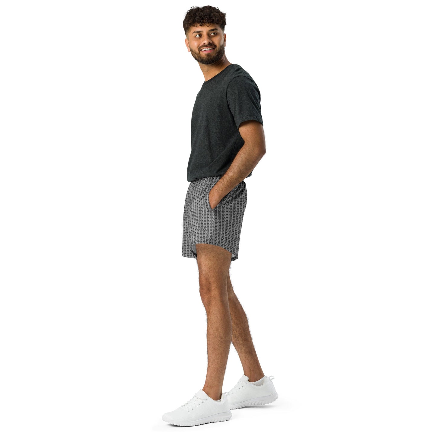 CROWN PICKLEBALL - Logo Pattern Short (Gray)