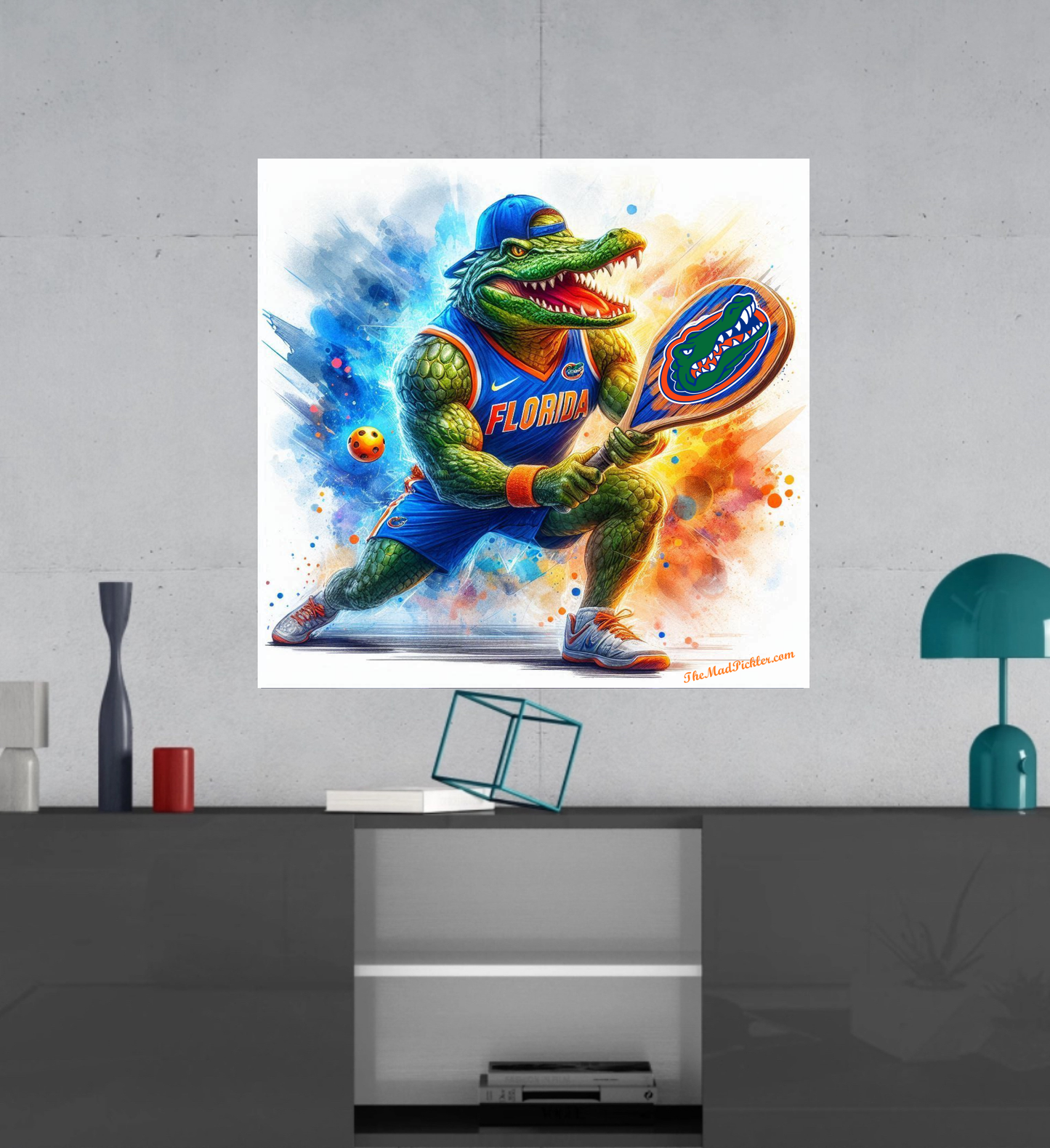 Florida Gator  -  Ready To Hang  Canvas Hi-Res Wall Artwork