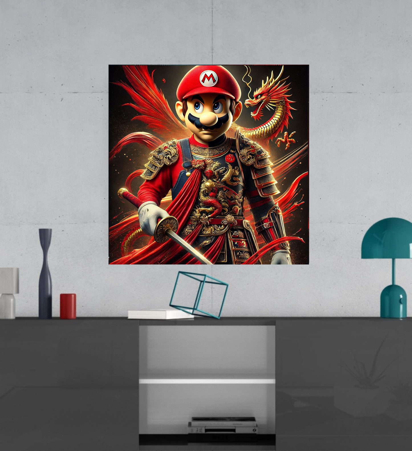 Mario - Limited Edition -  Ready To Hang  Canvas Hi-Res Wall Artwork