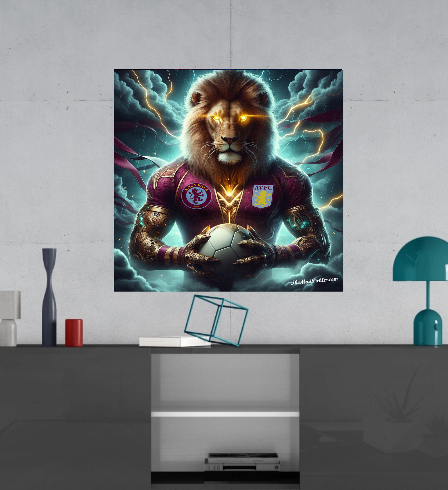 Aston Villa F.C. -  Ready To Hang  Canvas Hi-Res Wall Artwork