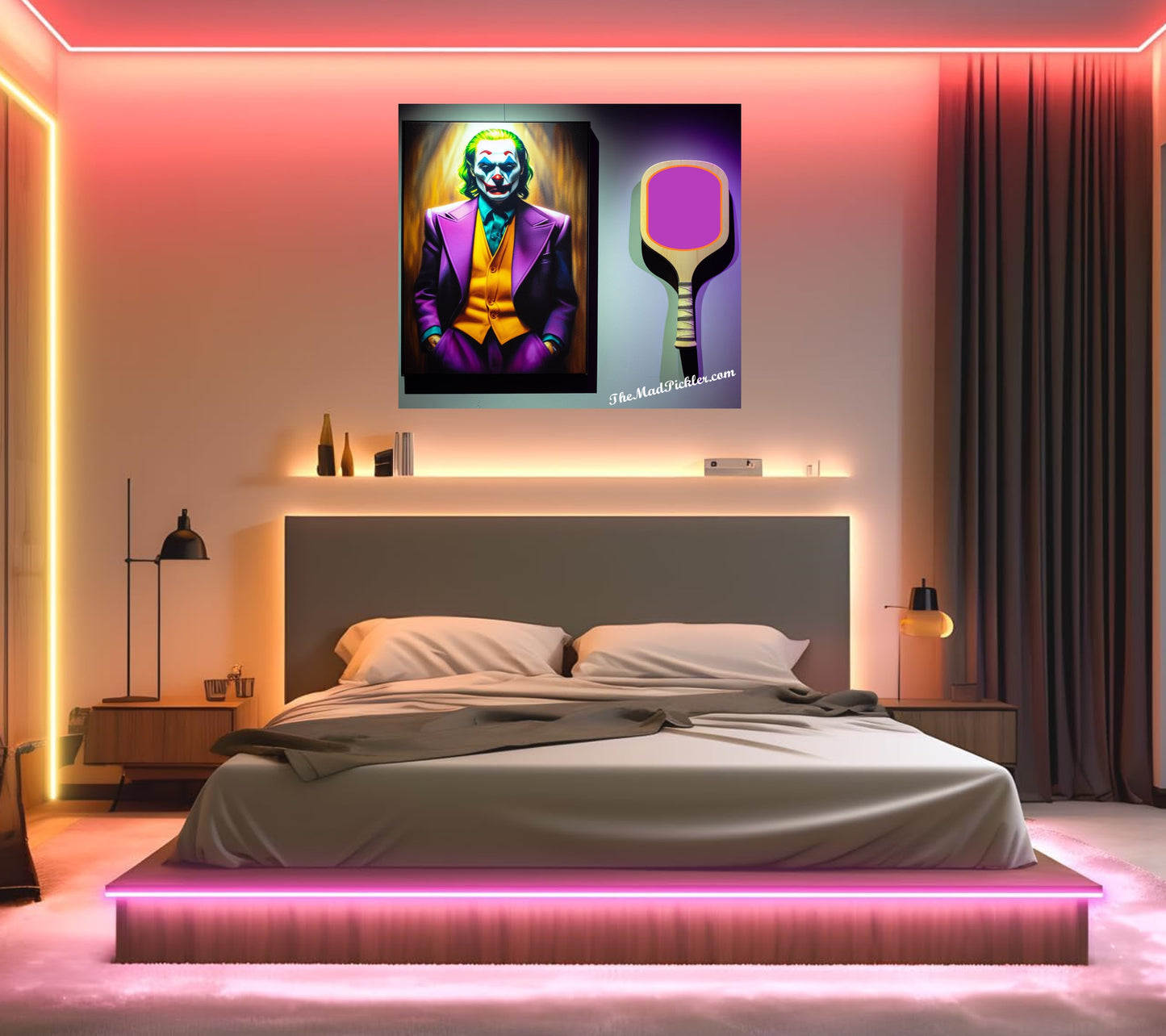 Joker - Back Against The Wall - Canvas Hi-Res Wall Artwork