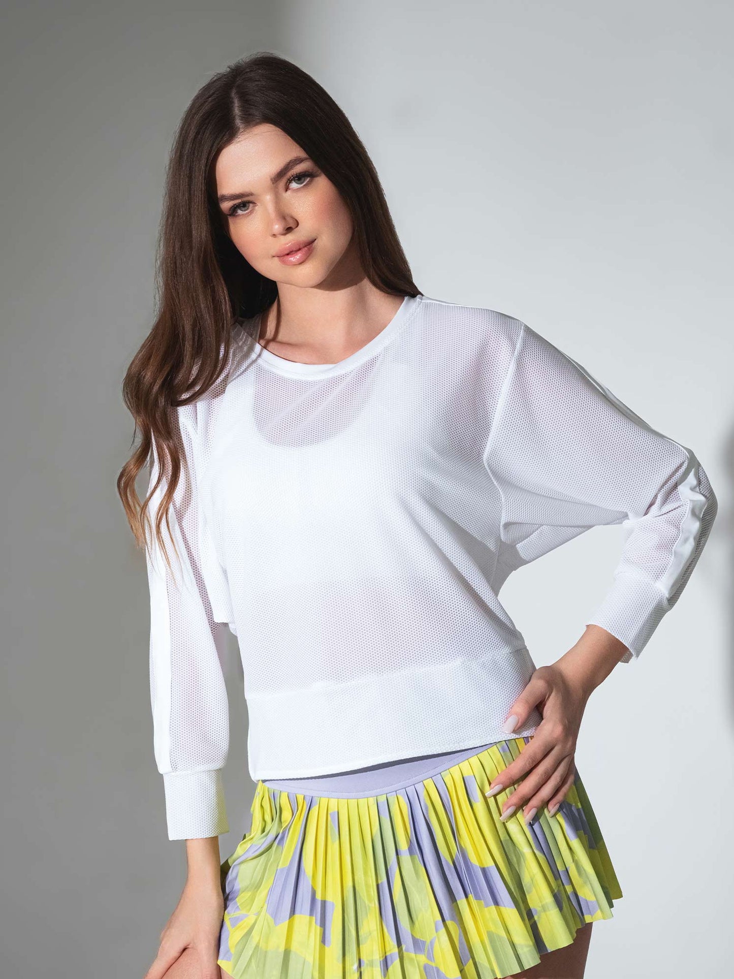 BAILA SWEATSHIRT | Technical Athletic Mesh Top