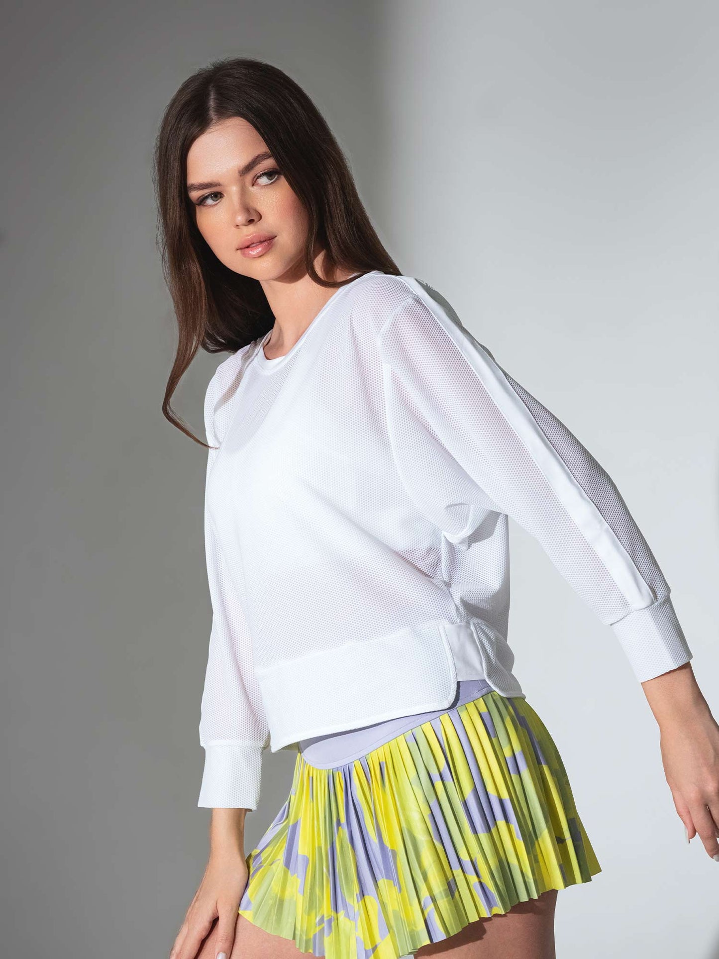 BAILA SWEATSHIRT | Technical Athletic Mesh Top