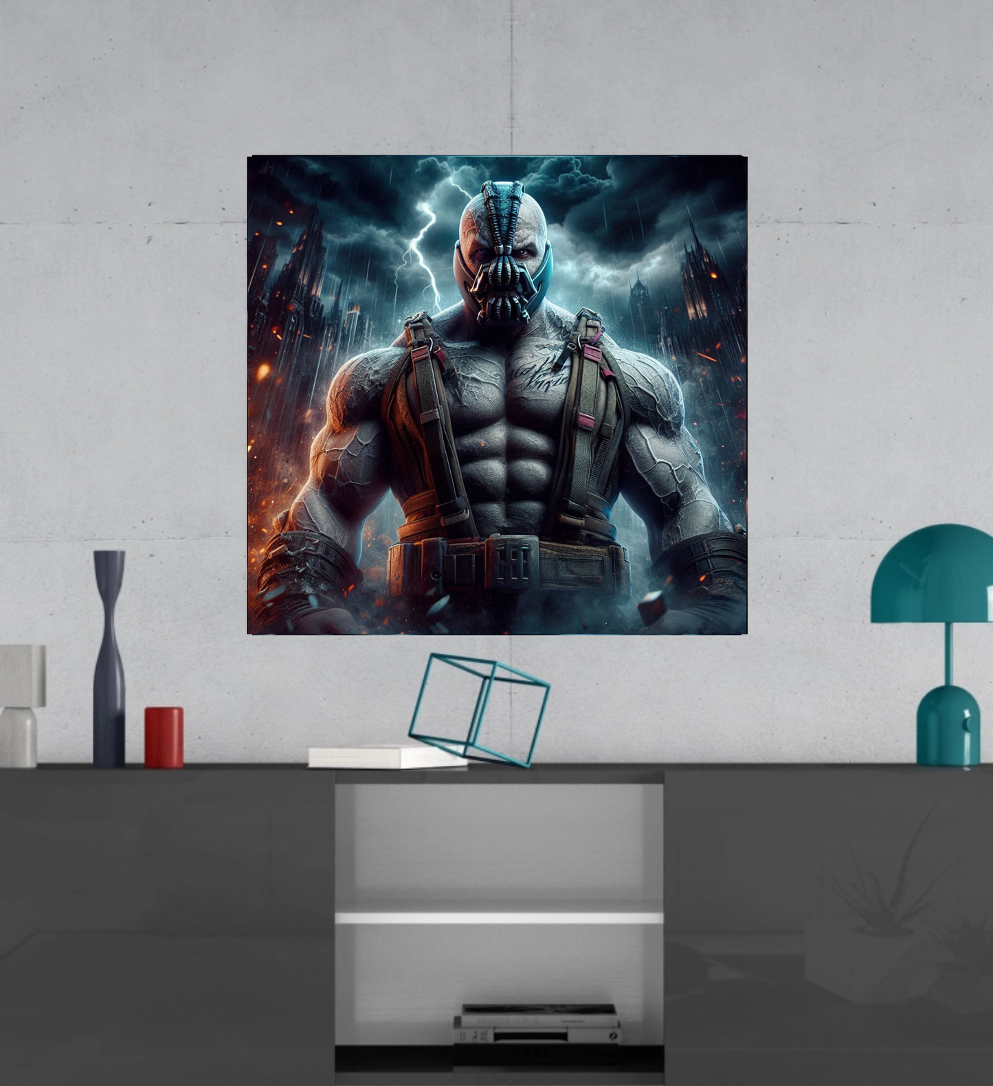 Bane - Dark Knight Rising - Ready To Hang  Canvas Hi-Res Wall Artwork