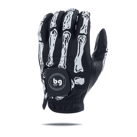 Black Bones Skeleton Mesh Pickleball/Golf Glove