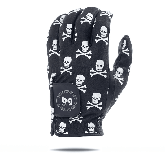 Black Skull and Crossbones Pickleball/Golf Glove