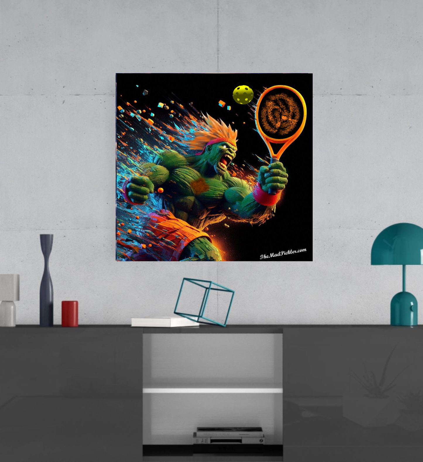 Blanka - Street Fighter -  Ready To Hang  Canvas Hi-Res Wall Artwork