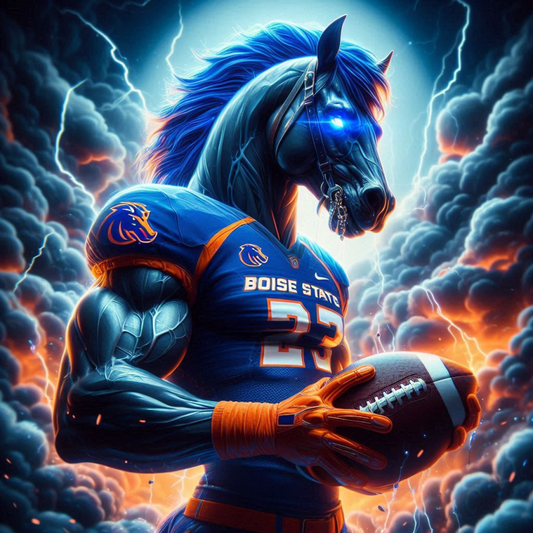 Boise State Broncos -  Ready To Hang  Canvas Hi-Res Wall Artwork