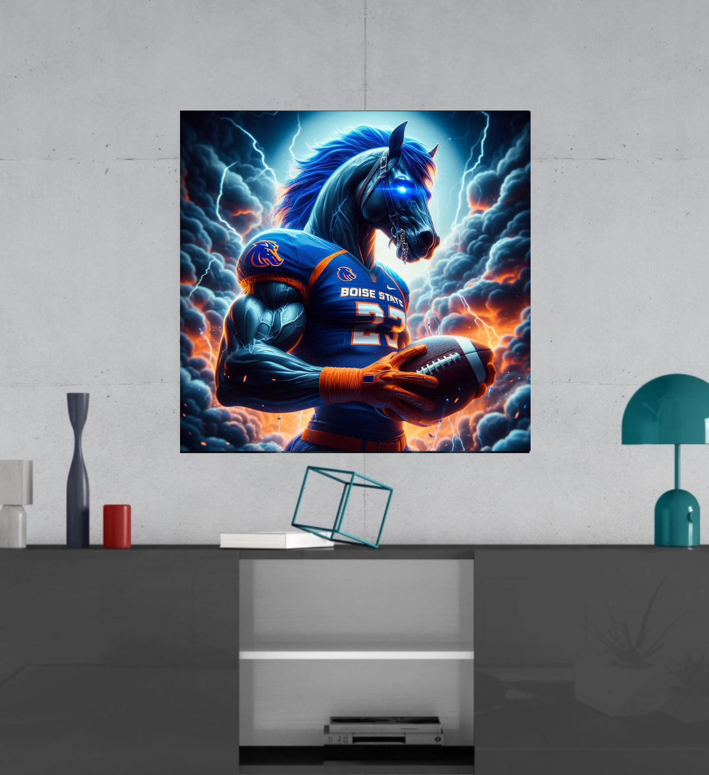 Boise State Broncos -  Ready To Hang  Canvas Hi-Res Wall Artwork