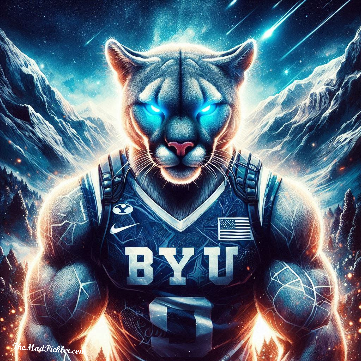 BYU Cougars - Ready To Hang  Canvas Hi-Res Wall Artwork