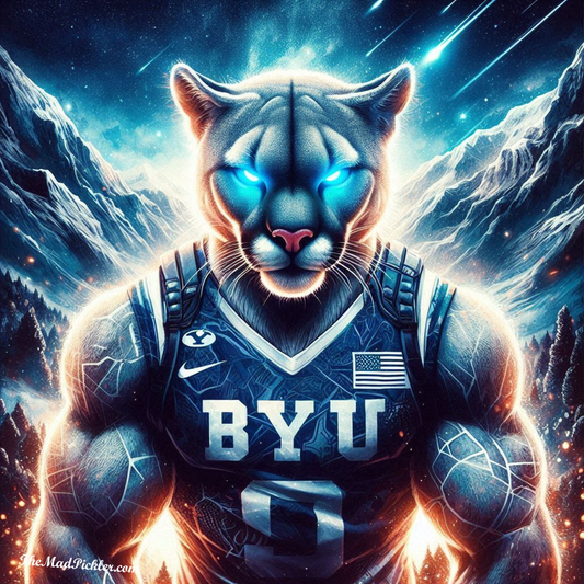 BYU Cougars - Ready To Hang  Canvas Hi-Res Wall Artwork