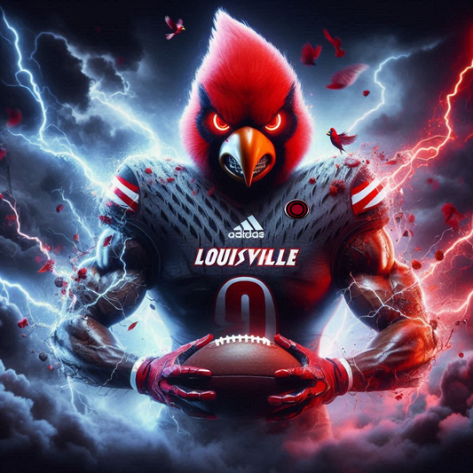 Louisville Cardinals -  Ready To Hang  Canvas Hi-Res Wall Artwork